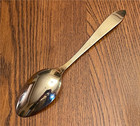 Vintage Dirigold   Dirilyte Goldware 8 3 8 Inch Serving Spoon   Regal Pattern