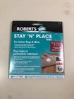 Roberts Stay N  Place 4 In  X 4 In  Rug Tabs  4-pack Each  New
