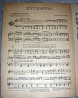 1946 Guitar Boogie Vintage Piano Solo  with Words  Sheet Music By Arthur Smith