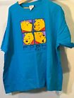Rare Vintage Winnie The Pooh 1966 Vinyl   Embroidery T-shirt Xxl Made In Usa