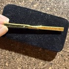 Vintage Swank Gold Tone Collar Bar Clip Mens Shirt Tie Accessory Original Box