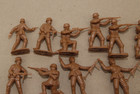 Esci Ertl Lot Of 14 Open 54mm Wwii German Infantry Soldiers  5504