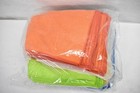 Lot Of 120 Microfiber Wash Cloths Rags Towels Square Assorted Colors 11  X 11 