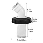 45   Ibc Filter With Lid For Rain Water Tank Plastic Filter Cover Durable