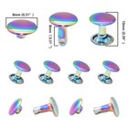 Rainbow Leather Rivets-8mm Double Cap Rivet Rivets Kit For Leather Craft 60 S