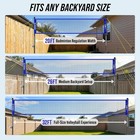 Portable Badminton   Volleyball Net Combo Set W  Volleyball rackets Outdoor Play