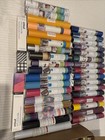   huge Lot 62 rolls  new Cricut Vinyl   Iron-on  Glitter  Holographic  Patterned