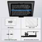14-inch Camera Teleprompter With Adjustable Glass Frame With Hd Glass  Compat   