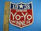 1938 Duncan Yo-yo Winner Patch Embroidered Very Rare 