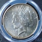 1926-s Peace Silver Dollar - Pcgs Ms 64 - Gold Shield