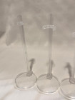 Mattel Barbie Doll Lot Of 4 Clear Waist Holder Display Stands    1