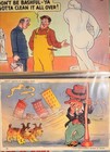 50 Vintage Comic Humor Postcards Unused Linen   Earlier Mixed Topics Antique Lot