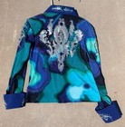Medium Western Show Pleasure Rail Shirt Jacket Clothes Showmanship Horsemanship