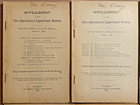 1890 Ohio Agricultural Experiment Station Bulletins Lot     Full Year Run Osu