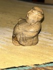 Vintage Hand Carved Chinese Polished Stone Laughing Buddha Statue Small 2   