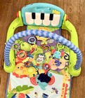 Fisher-price Deluxe Kick   Play Piano Gym Activity Mat W Mirror   6 Hanging Toys