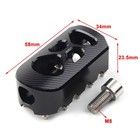 For Harley Universal Black Anti-skid Gear Brake Shift Peg Pedals Mx Style