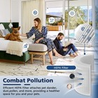 2 Pack Levoit Core 300-rf Replacement Filter For Levoit True Hepa 3-stage