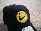 Nike Black Yellow Smiley Face Smile Swoosh Have A Day Kid s Baseball Hat Cap Ny