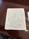 Pair Of Antique Lithophane Porcelain Panel Boy dog Woman kids