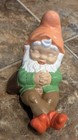 Vintage 9  Sleeping Ceramic Gnome