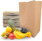 Large Heavy Duty Brown Paper Grocery Bags - 57 Lb Basis Weight  12x7x17 Inch 1 6