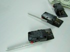 Lot 3 Omron Long Lever Shielded Barrier Micro Switches 16a 250vac V-163-1al5 Dc