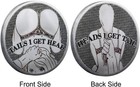Double Sided Heads Or Tails Challenge Coin  Adult Novelty Lucky Token  Zinc Allo