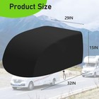 Rv Air Conditioner Cover camper Travel Trailer Ac 32 l X 29 w X 15 h  Black