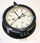 Vintage M  Low Us Government Ship Mechanical Clock Runs