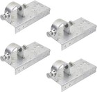 Chain Link Fence 1 5 8  X 6  Wood To Steel Frame End Post Adapter  pack Of 4 