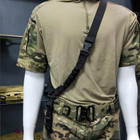 Tactical One Single Point Sling Strap Bungee Rifle Gun Sling With Qd Buckle