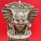 Winged Gargoyle Troll Gothic Bookend Statue Figurine Medievil Castle 10  Tall 