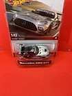Hot Wheels Premium 1 43 Scale Metal Mercedes Amg Gt3 No 6 In Black And Silver