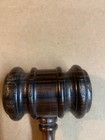 Vintage Wood Gavel Judge Auctioneer    9 7