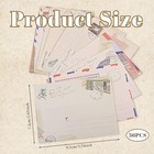 Retro Mini Airmail Envelopes 36 Pcs 12 Styles Vintage Designs For Scrapbooking