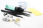 14pc Butane Gas Soldering Iron Blow Torch Hot Knife Cutter   30g Wire Welding