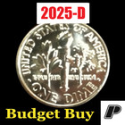  1 Coin  2025 D Roosevelt Dime From Fed Roll Budget Buy Low Cost 2nds    Presale