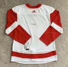 New  Authentic Adidas Detroit Red Wings Nhl Climalite Home Jersey Sz 50