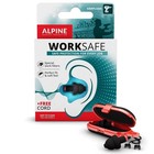 Alpine Worksafe Reusable Earplugs 23db Hearing Protection With Safety Cord X3