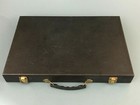 Vtg Cardinal Tournament Marbled Butterscotch Black Bakelite Backgammon Set 1 75