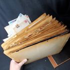 1940s Scrapbook Pages Ephemera Greeting Cards Stamps Letters Pressed Flowers