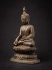 Antique Bronze Burmese Buddha Statue From Burma  myanmar   Early 20th Century