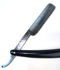 Vtg Straight Razor 9 16 w Black Handle Unknown Brand