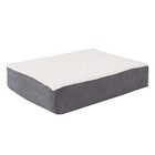 Orthopedic Dog Bed - 2-layer Memory Foam Crate Mat With Machine Washable 