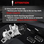 1k0905851b Ignition Switch Lock Cylinder With Key For Mk6 2006-2008 2009-2019   