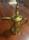 Dallah Middle Eastern Brass 13 Inch Coffee Tea Pot 1 Of 3  Brass