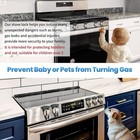 5-pack Gas Stove Knob Locks For Toddler Safety Durable Design Knob Safety Covers