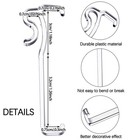 2 5 Inch Valance Clips Window Blind Hidden Channel Clear Plastic