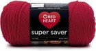 364 Yards Of Red Heart Super Saver Yarn  Soft Cherry Red For All Projects